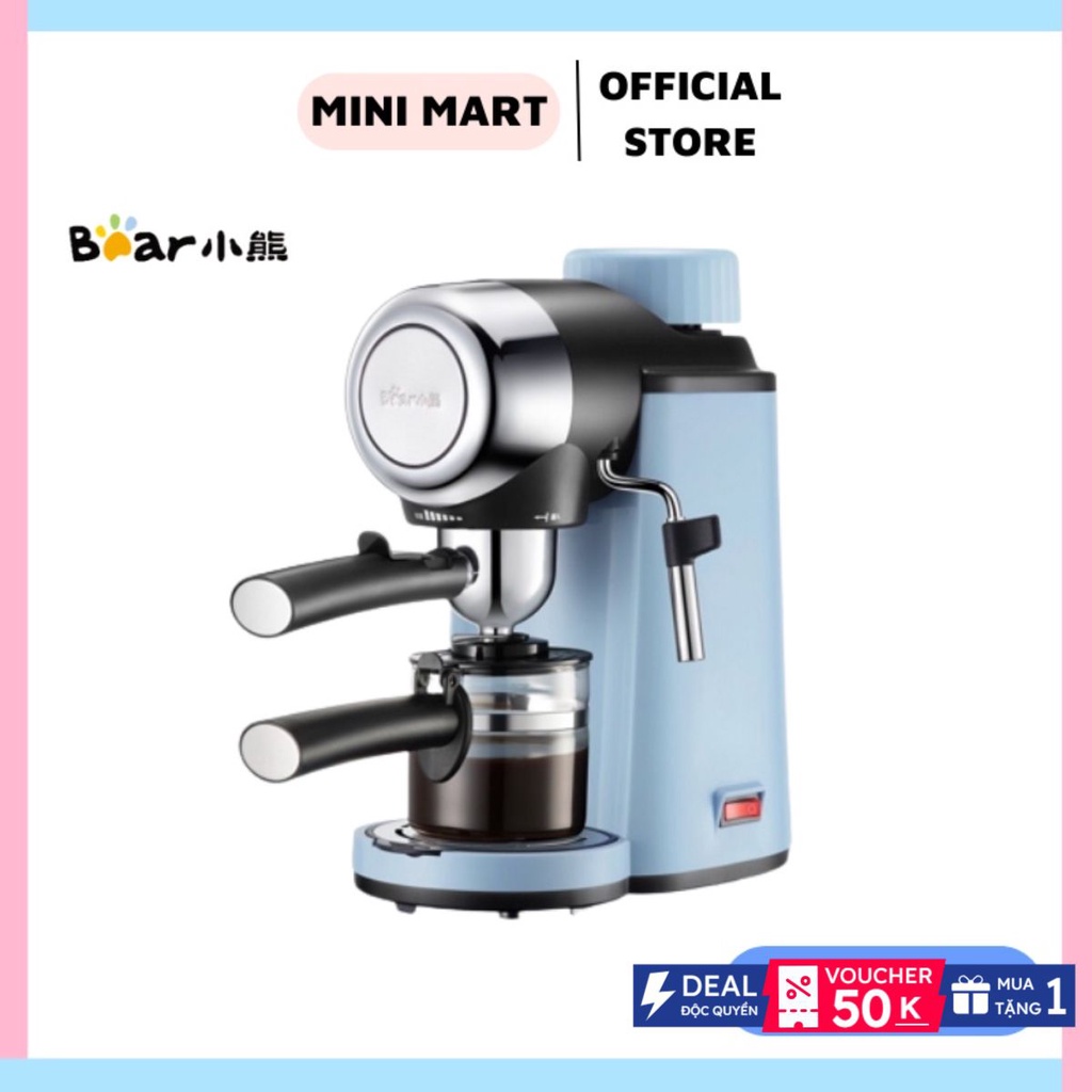 Máy pha cà phê Espresso tự động chính hãng Bear thiết kế đơn giản, tiện dụng