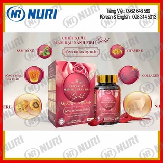 [Freeship ,Tăng Nội Tiết Tố, Đẹp Da 100%] Tinh chất mầm đậu nành FIRI Chứa collagen Sâm Tố Nữ Vitamin E ,Chính Hãng