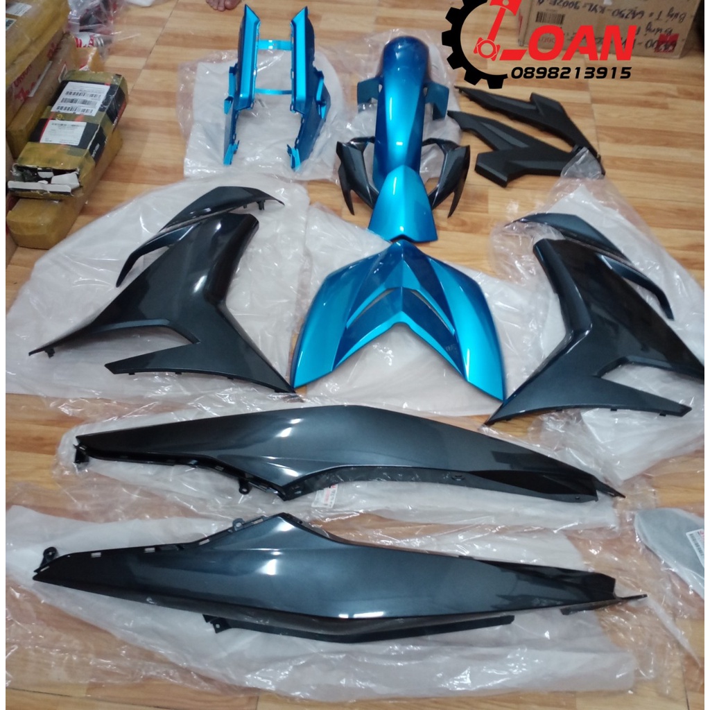 DÀN ÁO, VỎ NHỰA EXCITER 150 PHIÊN BẢN KHÔNG GIỚI HẠN 2021 , HÀNG ZIN CHÍNH HÃNG YAMAHA
