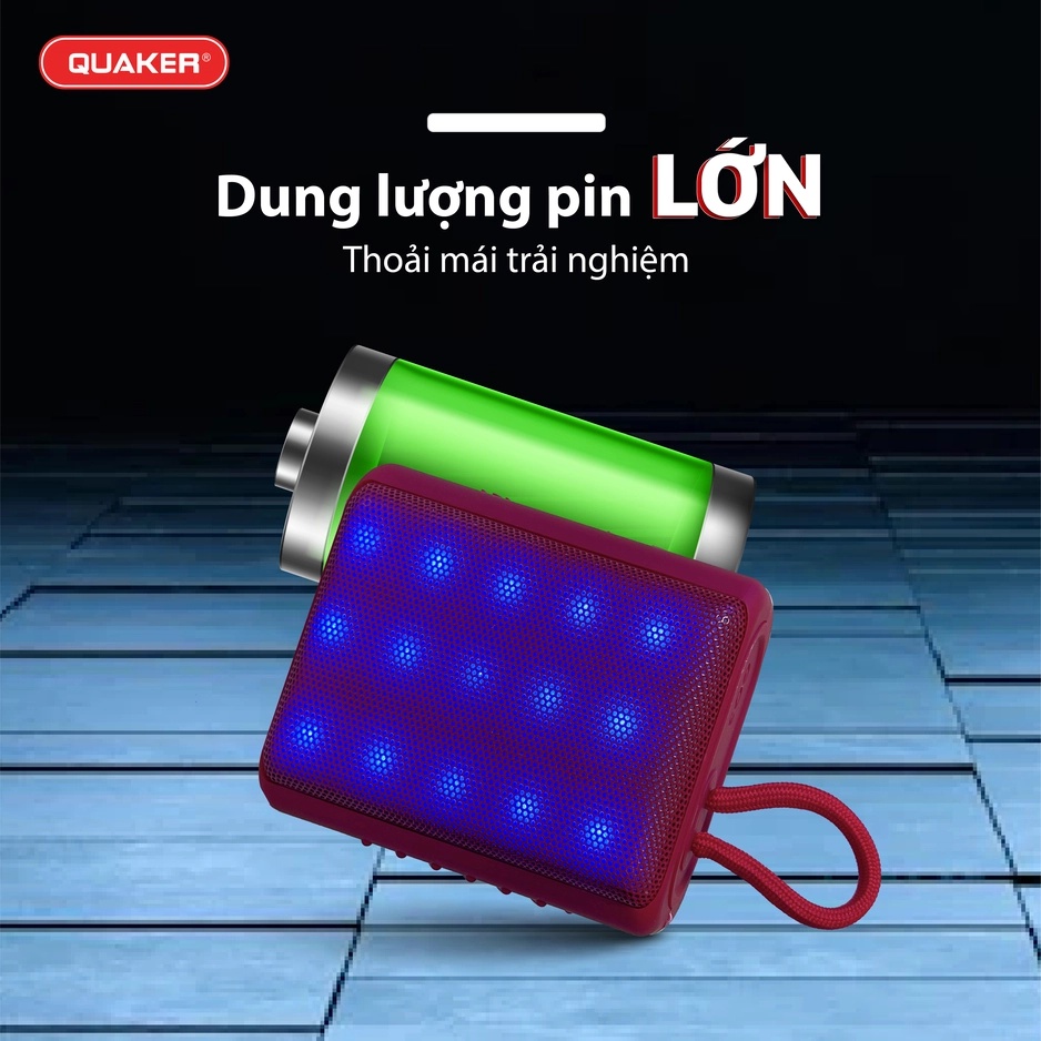 Loa bluetooth mini Quaker QL06 thiết kế nhỏ gọn âm thanh sống động