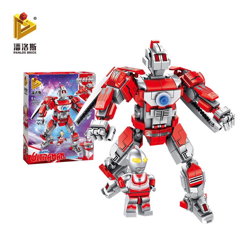 Đồ Chơi Lego Lắp Ráp Robot Tyro Chariot Biến Hình Jack Tiga Ultraman Mecha 690003