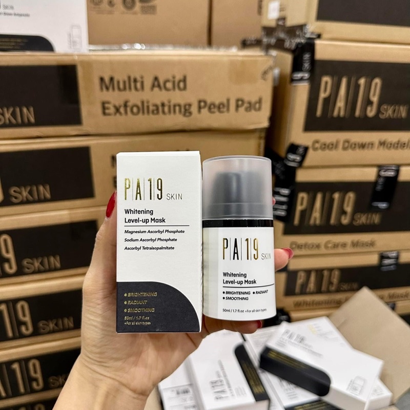 MẶT NẠ SINH HỌC PA19 SIÊU TRẮNG SÁNG CẤP TỐC PA19 SKIN WHITENING LEVEL-UP MASK 50 ML