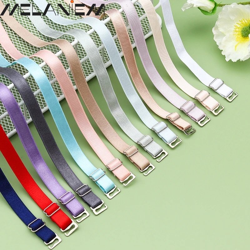 1 Cặp Dây Áo Ngực Không Trượt Bằng Thép Không Gỉ Có Thể Điều Chỉnh Độ Đàn Hồi Cao