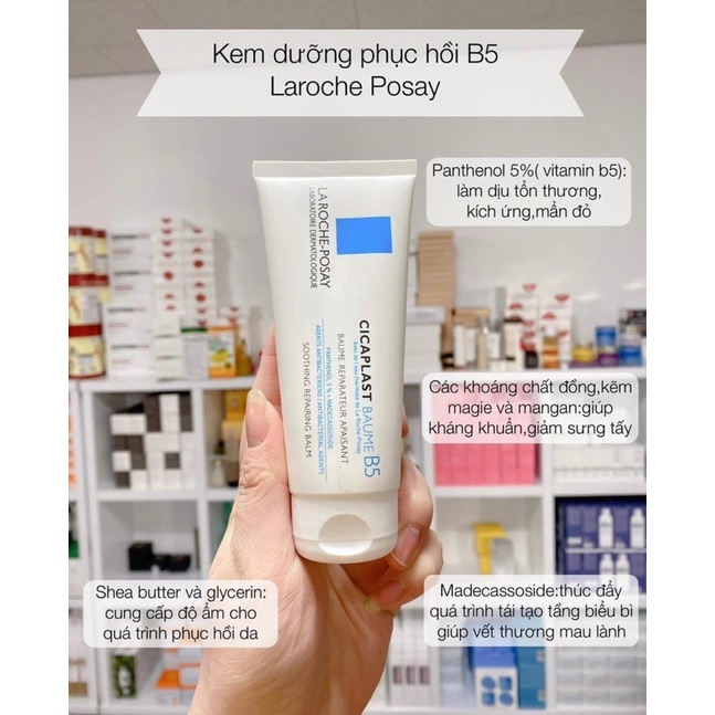 Kem dưỡng phục hồi La Roche Posay 40ml/100ml Cicaplast Baume B5