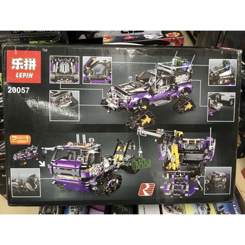 Xếp hình technic nonlego 42069 20057 Xe thám hiểm vùng cực