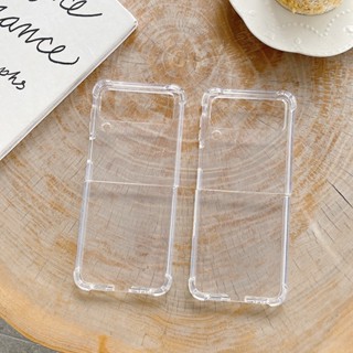 Ốp điện thoại mềm trong suốt cho Samsung Galaxy Z Flip 3 4 5 6 Z Flip6 Flip5 Flip4 Flip3 TPU mềm trong suốt chống rơi