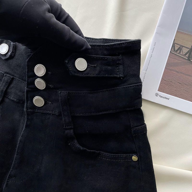 Quần Short Denim Lưng Cao Dáng Rộng Thời Trang Mùa Hè Phong Cách Hàn Quốc Cho Nữ Có Size Lớn