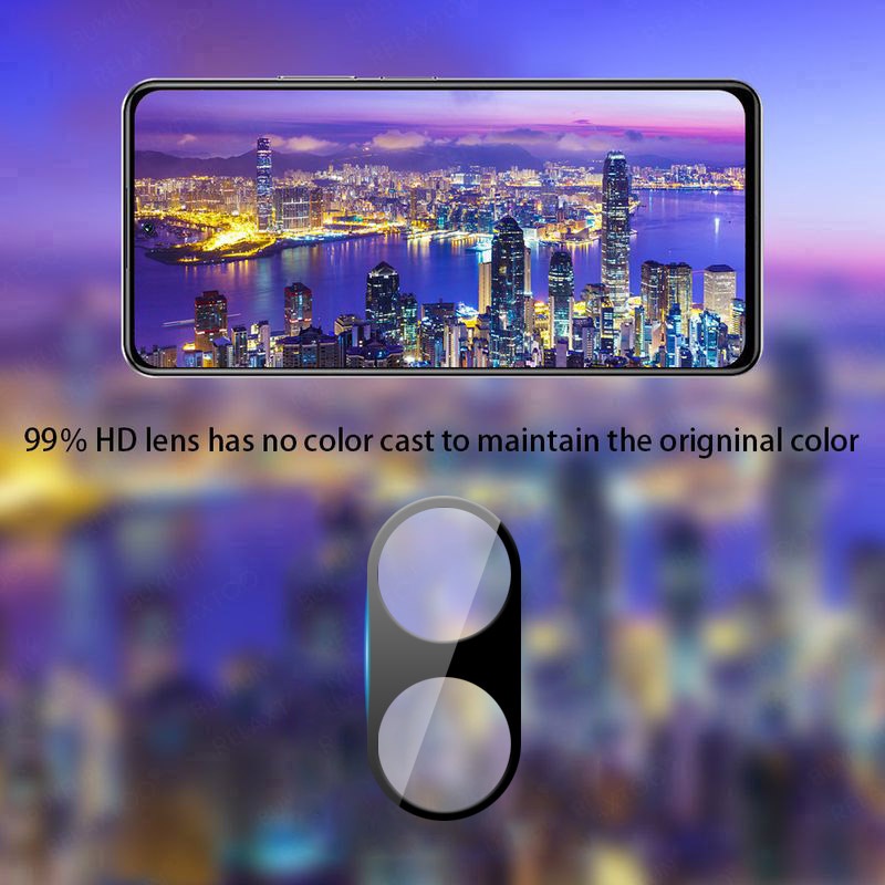 Miếng Dán Cường Lực Bảo Vệ Camera Màu Đen Cong 3D HD Cho OPPO Reno8T Reno8 T Reno 8T 8 T 5G A58 A78