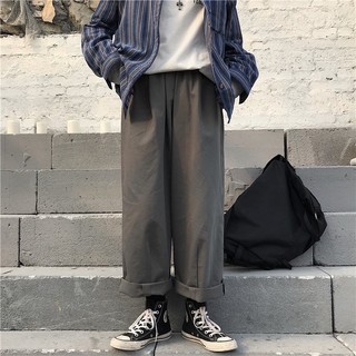 { ORDER } Quần kaki ống rộng suông unisex ulzzang oversize street style