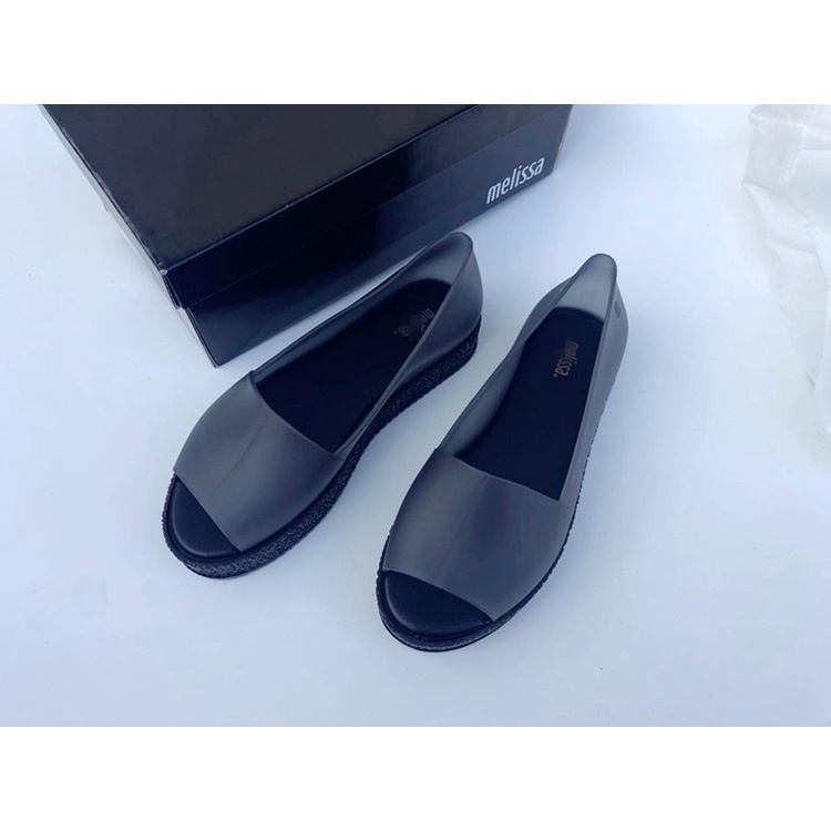 Giày Búp Bê Melissa Mềm Dẻo Hở Mũi Phong Cách Mới Cho Nữ