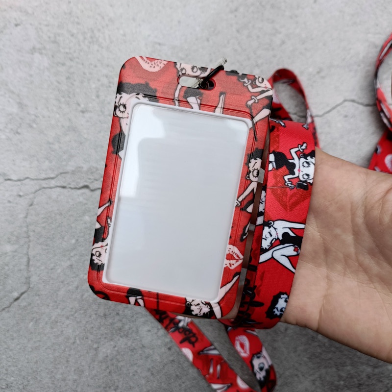 Ví Đựng Thẻ Tín Dụng In Hình Betty Boop Giá Đỡ