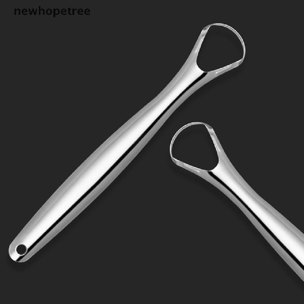 Set 1 Dụng Cụ Nạo Lưỡi Bằng Thép Không Gỉ Có Thể Tái Sử Dụng