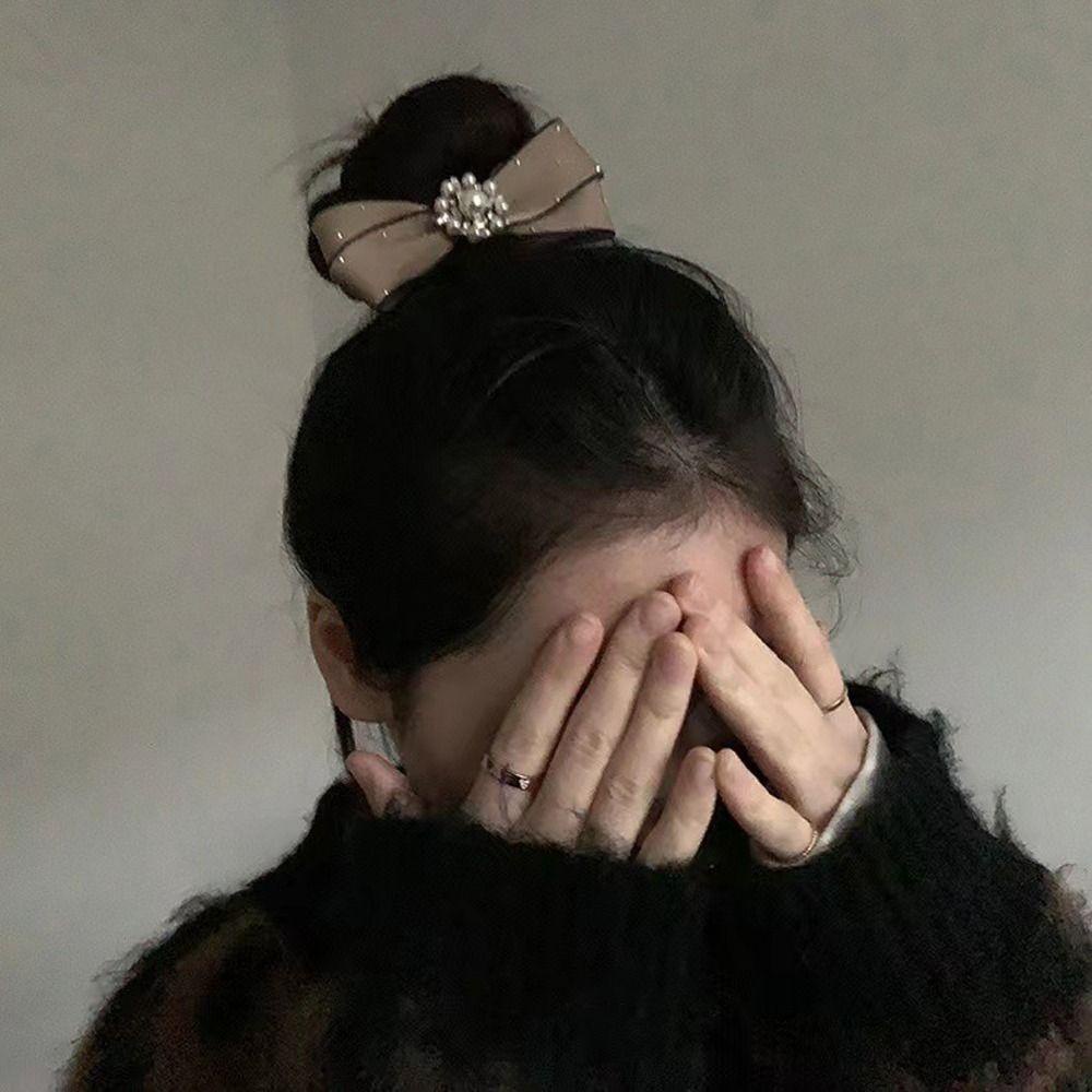 Kẹp Tóc Hình Nơ Phong Cách Hàn Quốc Ngọt Ngào Thời Trang