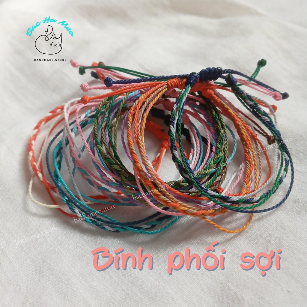 Vòng bính phối dây - Vòng tay/vòng chân waterproof - Bac Ha Meo Store