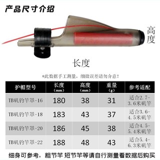 Nắp đậy bảo vệ cần câu cá fuji chuyên dụng chất lượng cao