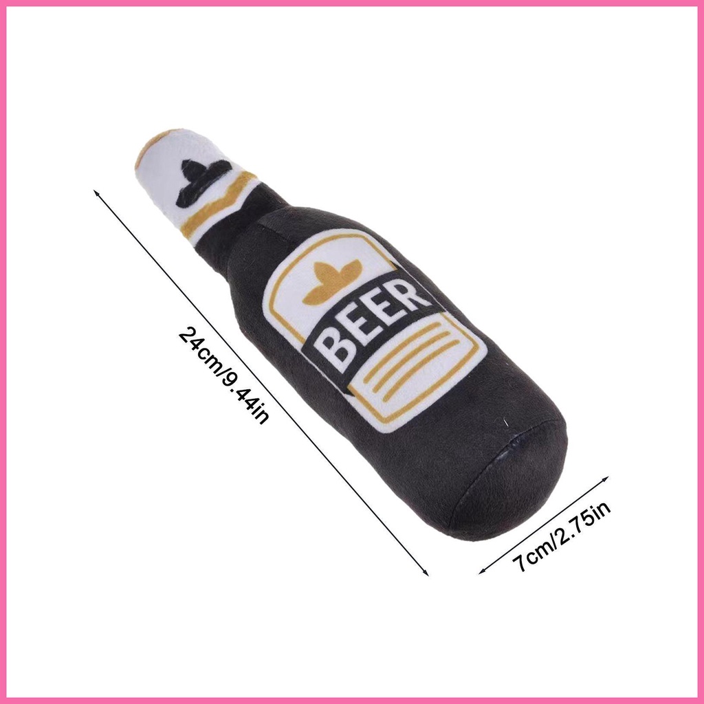 Đồ Chơi Bóp Phát Ra Tiếng Kêu Hình Chai Rượu Cho Chó Cưng