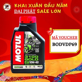 Dầu nhớt motul 3100 gold 800ml 10w40