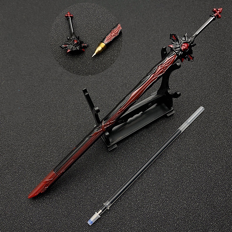 Bút Bi Tạo Hình Vũ Khí Anime Songping Game Genshin Va Chạm Đẹp Mắt