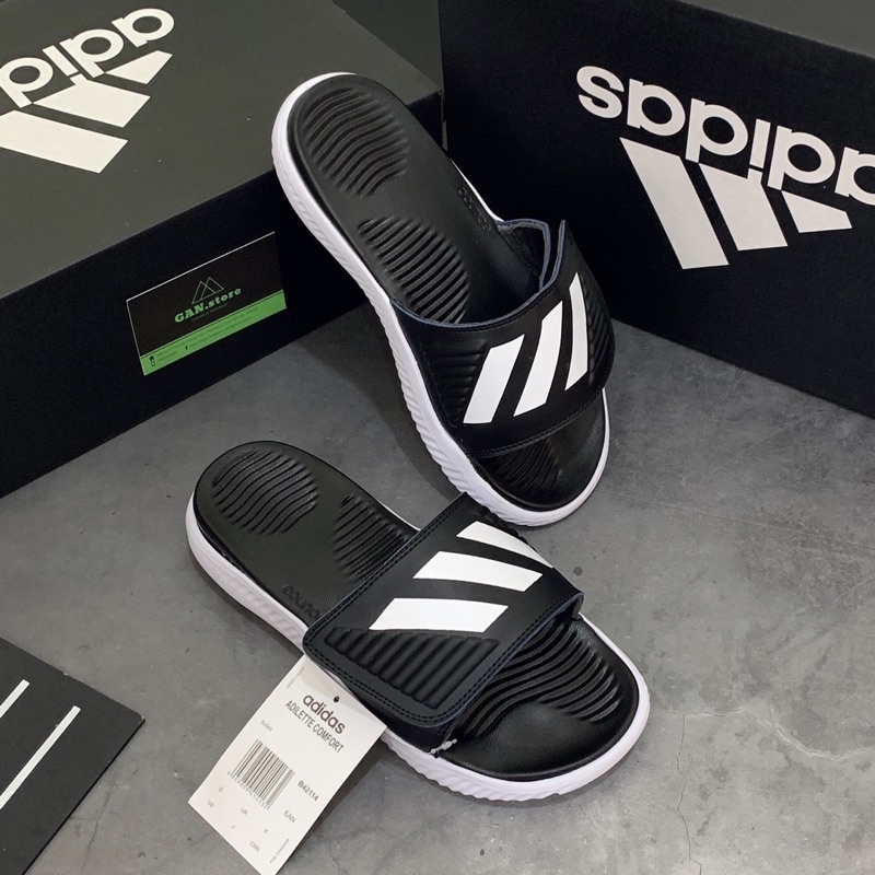 Dép Adidas Alphabounce Đen Full - Dép quai ngang chất, chuẩn, xịn