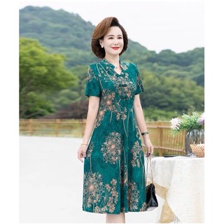 VÁY TRUNG NIÊN CAO CẤP, CỔ BẺ SIÊU ĐẸP - MÃ CD120223