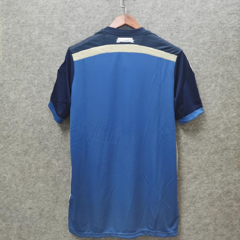 Áo Thun Đá Banh argentina world cup 2014 Tay Ngắn / Dài Cổ Điển