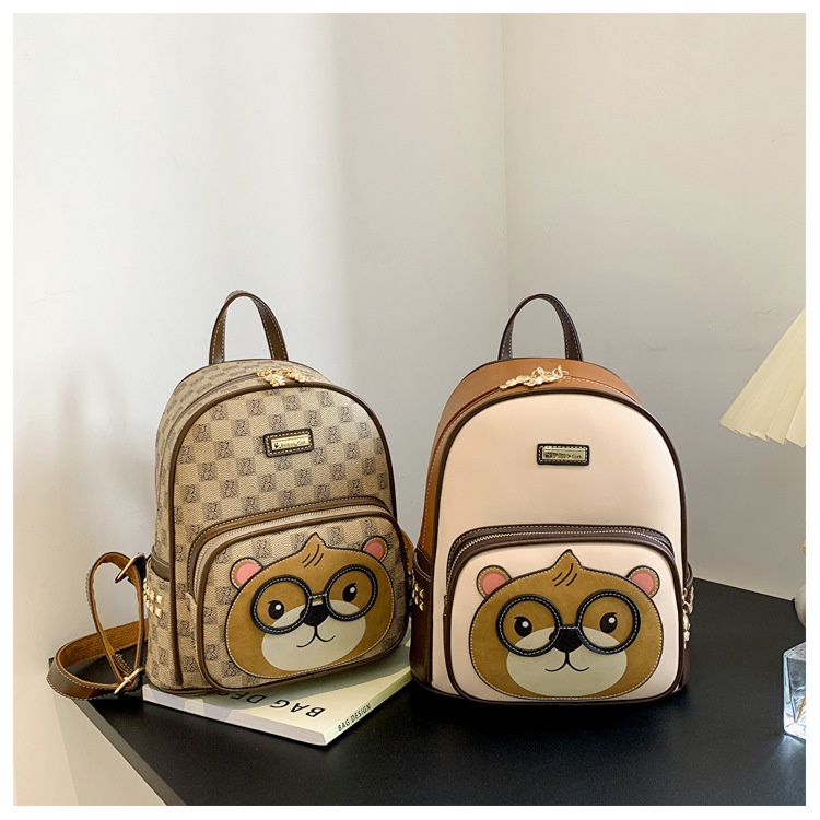 Ba Lô Du Lịch In Hình Gấu Dễ Thương Phong Cách Hàn Quốc Cho Nữ