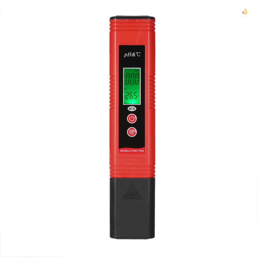 Đồng Hồ Đo Điện Trở Tiết Kiệm Năng Lượng Và Tiết Kiệm Điện Chuyên Nghiệp KKmoon pH-007 pH-007 Có Độ Chính Xác Cao Với Chức Năng Cảm Biến Nhiệt Độ Tự Động ATC Màn Hình LCD Và Đèn Nền