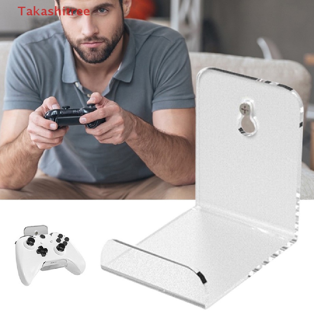 Giá Đỡ Tai Nghe Gắn Tường Bằng Acrylic Tiết Kiệm Không Gian Cho PS4 Xbox