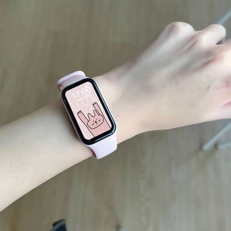 Dây Đeo Cổ Tay Chính Hãng 100% Màu Xanh Lá Huỳnh Quang Cho Xiaomi Redmi band2 2023 Redmi Band 2 Mới Xiaomi Mi Band 8 Active