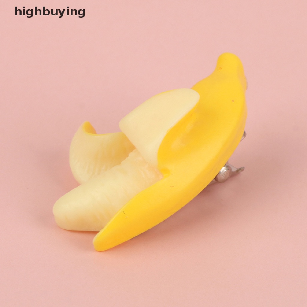 Set 2 KẹP TóC HìNh Quả ChuốI Dễ Thương Cho Nữ