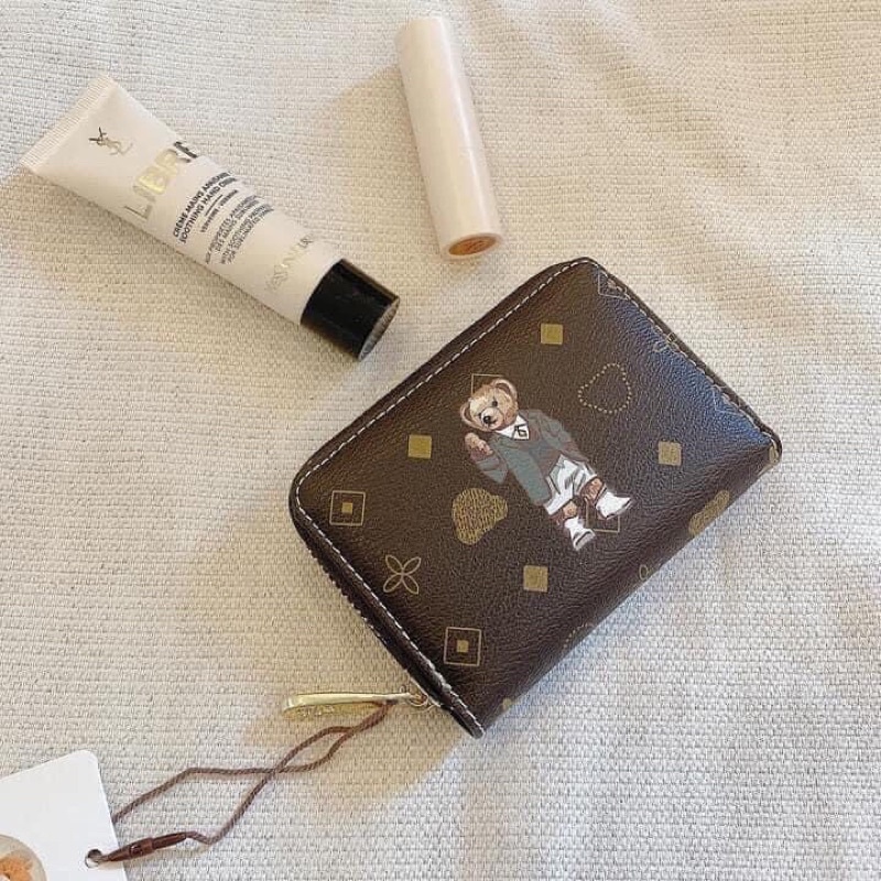 Ví Nữ Hình Gấu Pooh Times 2022 Dễ Thương,ví gấu twin bear