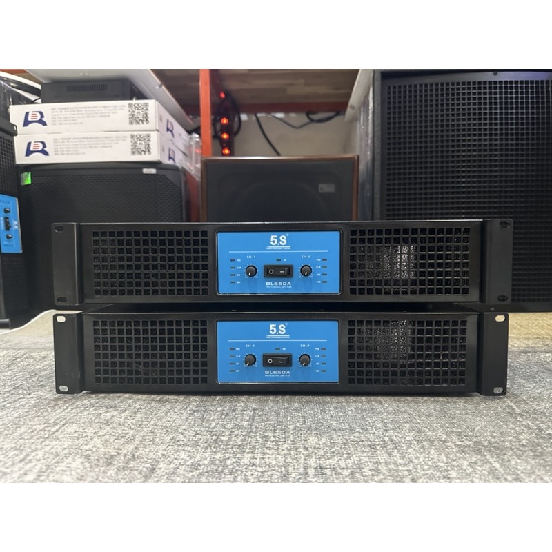 Main công suất 2 kênh 5S BL-650A, hàng bãi đẹp