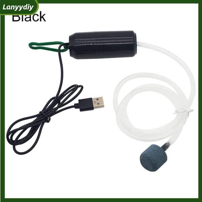 Máy Bơm Oxy Mini Siêu Êm Sạc Usb Tiết Kiệm Năng Lượng Cho Bể Cá