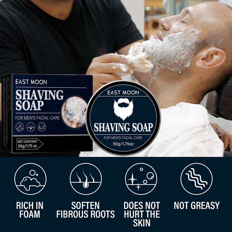 Sáp Cạo Râu 50g Tạo Bọt Không Kích Ứng Râu Cho Nam Giới