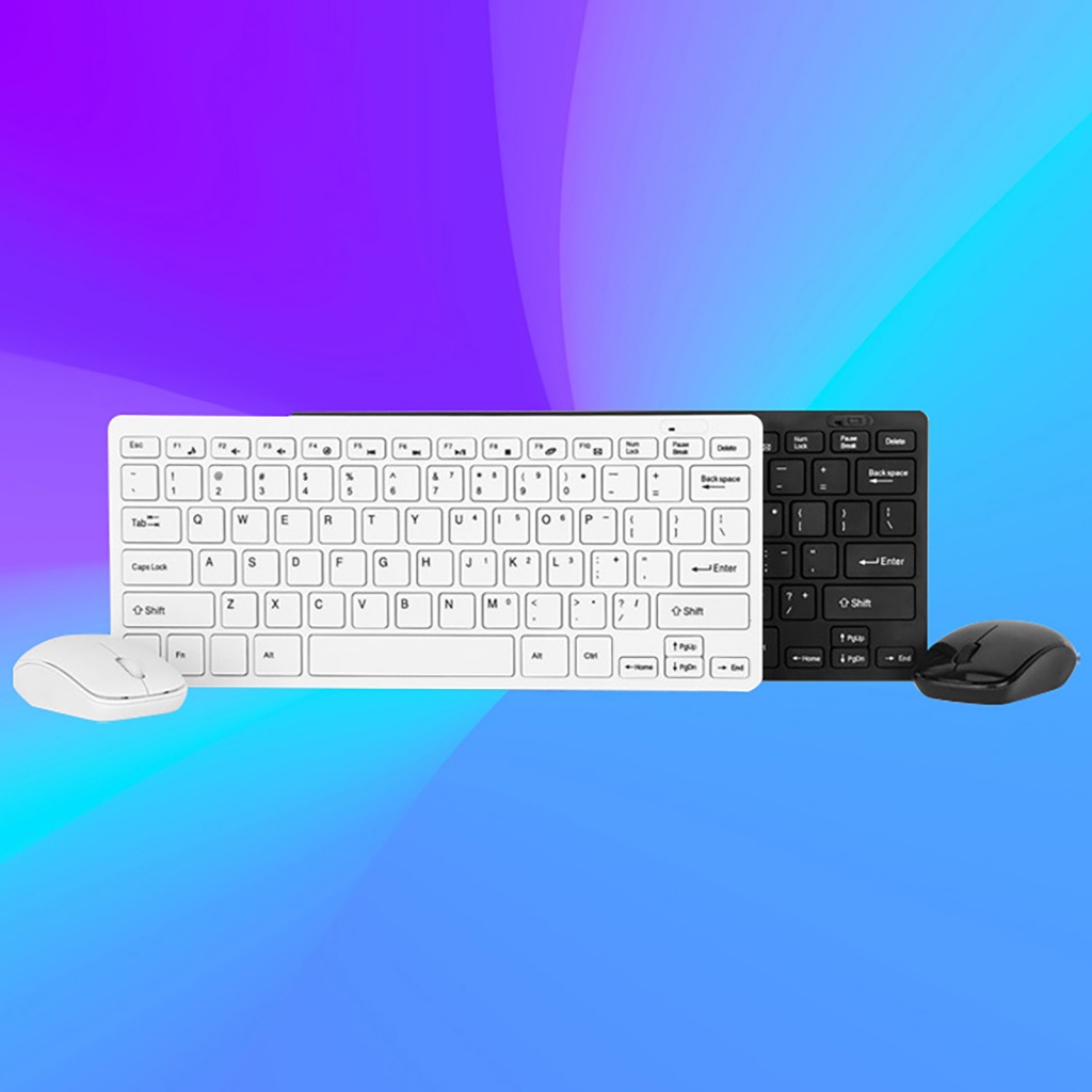 Bộ 2 Bàn Phím Cơ HK-03 Không Dây Bằng ABS Nhỏ Gọn Dành Cho Văn Phòng