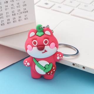 Móc khóa gấu đỏ cute mv14