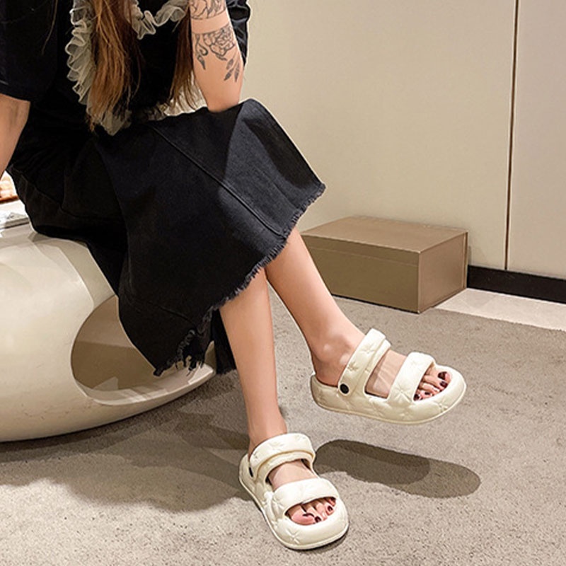 One Đôi Xăng đan Xỏ Ngón Đế Dày Chống Trượt Thời Trang Dành Cho Nữ