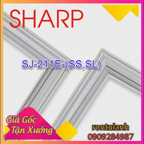 Ron cửa tủ lành Sharp Model SJ-211E -(SS;SL)