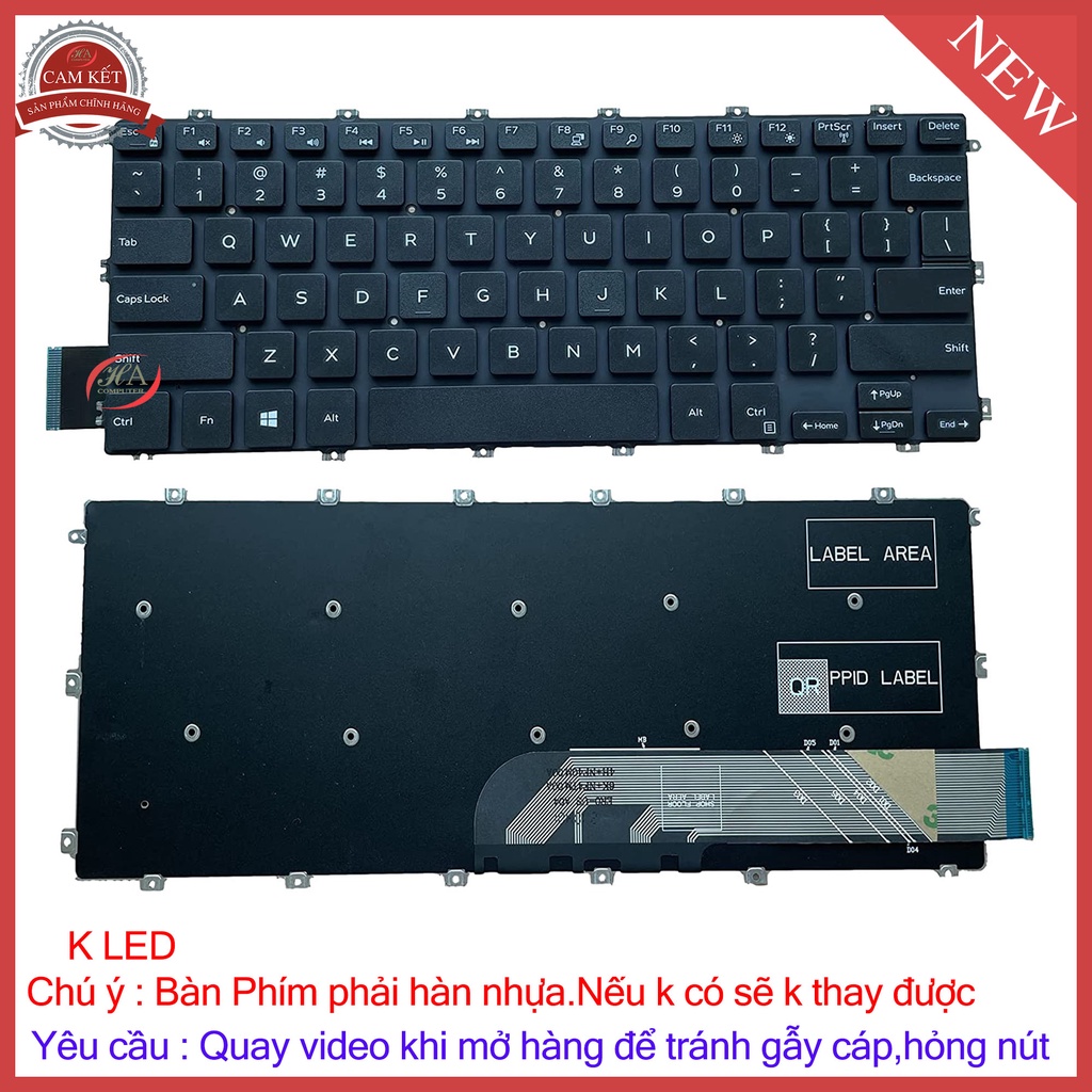 Bàn Phím Dell Inspiron 5480 N5480