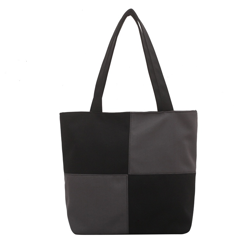 Túi Đeo Vai Sức Chứa Lớn Phối Màu Tương Phản Thời Trang Dễ Phối Đồ Cho Nữ