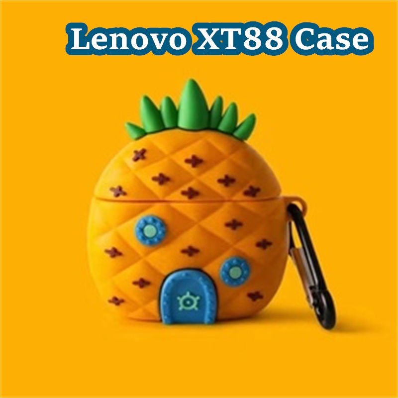 Vỏ Bảo Vệ Hộp Sạc Tai Nghe lenovo xt88 Mềm Họa Tiết Hoạt Hình anime Dễ Thương