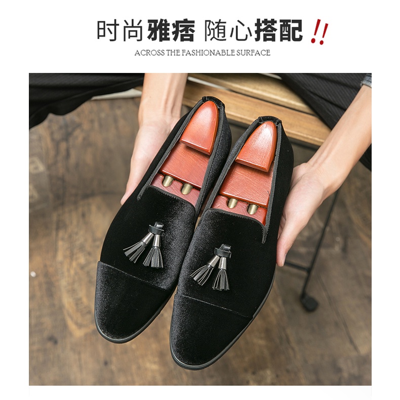 Giày Lười Tua Rua Thời Trang Dành Cho Nam, Size 38-47