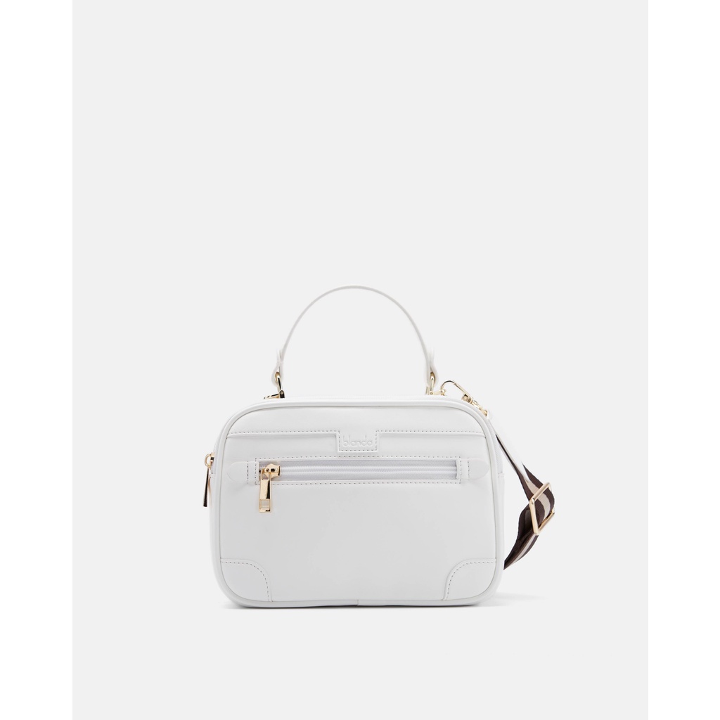 Túi xách đeo chéo unisex hình hộp Blanda chất liệu da tổng hợp Mini Bella 9TNPU27