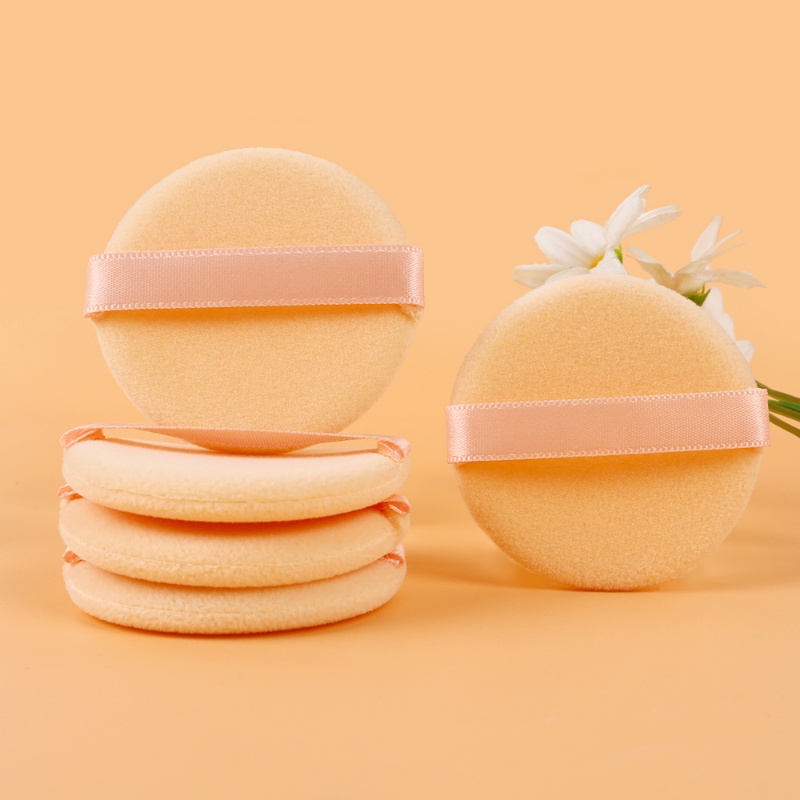 Set 5 Mút Trang Điểm Hình Tròn Mềm Mại Nhỏ Gọn Tiện Lợi