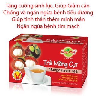 TRÀ MĂNG CỤT - Giúp tăng cường sinh lý, giảm cân, tốt cho bệnh tiểu đường, Thương Hiệu Trà Hùng Phát
