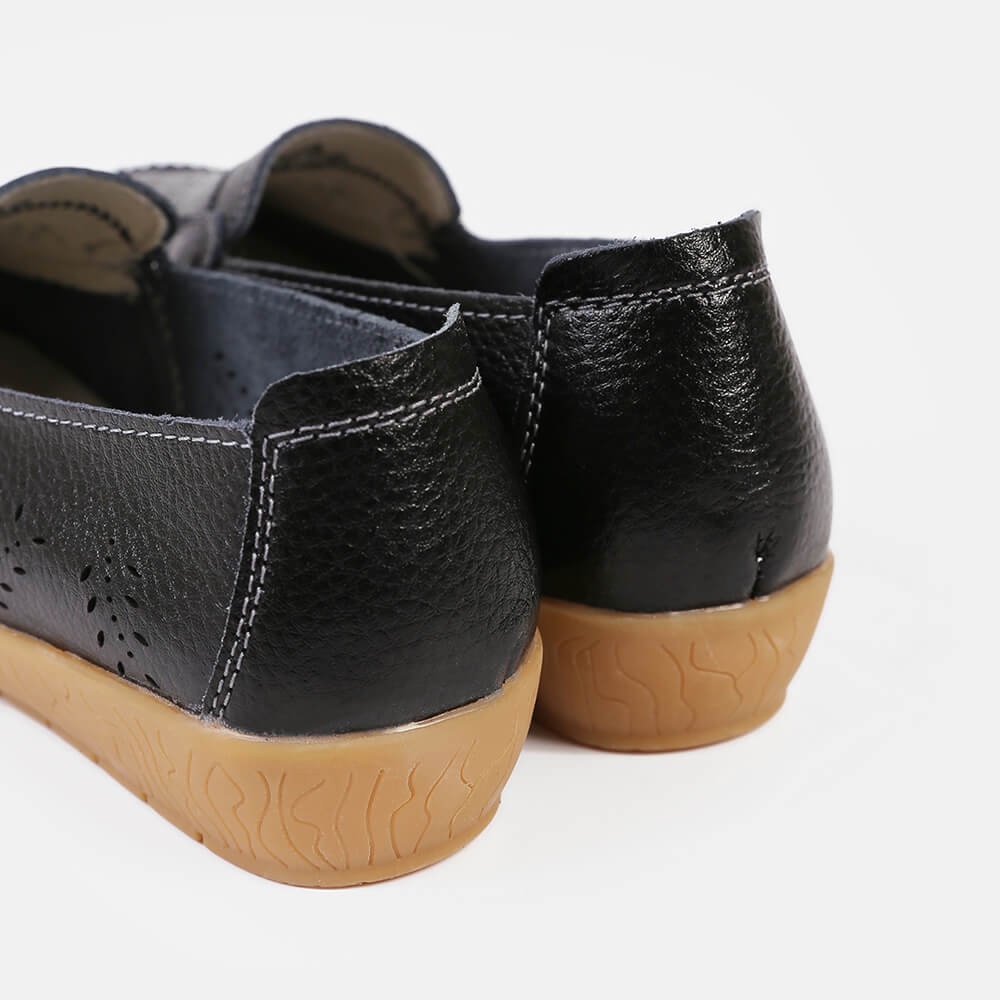 Giày Nữ Đế Bệt LEMINO Moccasins LB63028