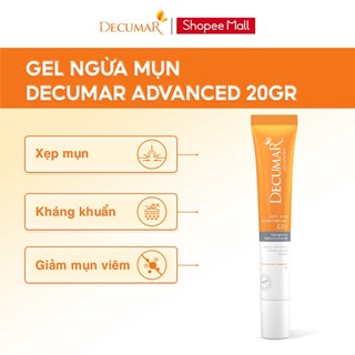 Gel ngừa mụn Nano Decumar Advanced 20g