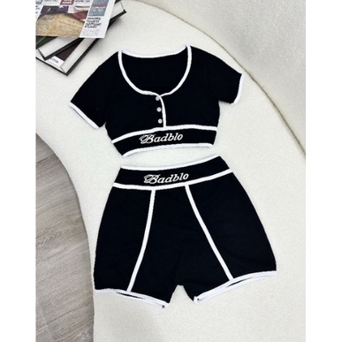 Đồ bơi nữ 2 mảnh bikini đi biển Badblo VATIXA BKN119-NGẮN TAY