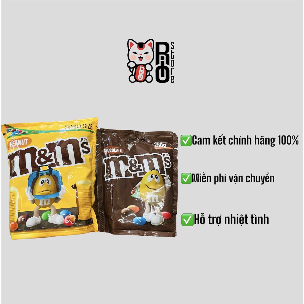 Kẹo Socola M&M's Mỹ 250g đến 440g - Riostore