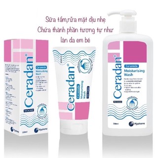 Sữa tắm dưỡng ẩm Ceradan Soap-Free Moisturising Body Wash 150ml và 280ml